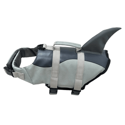 Gilet de sauvetage requin pour chien