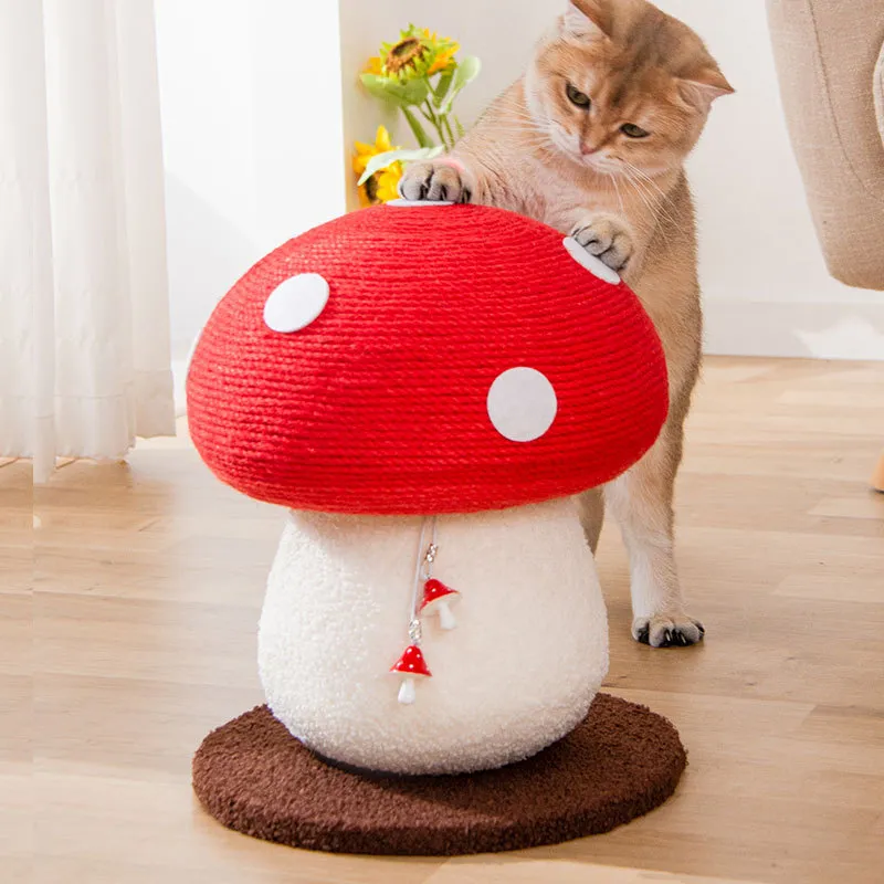 Griffoir champignon pour chat pour préserver ses meubles