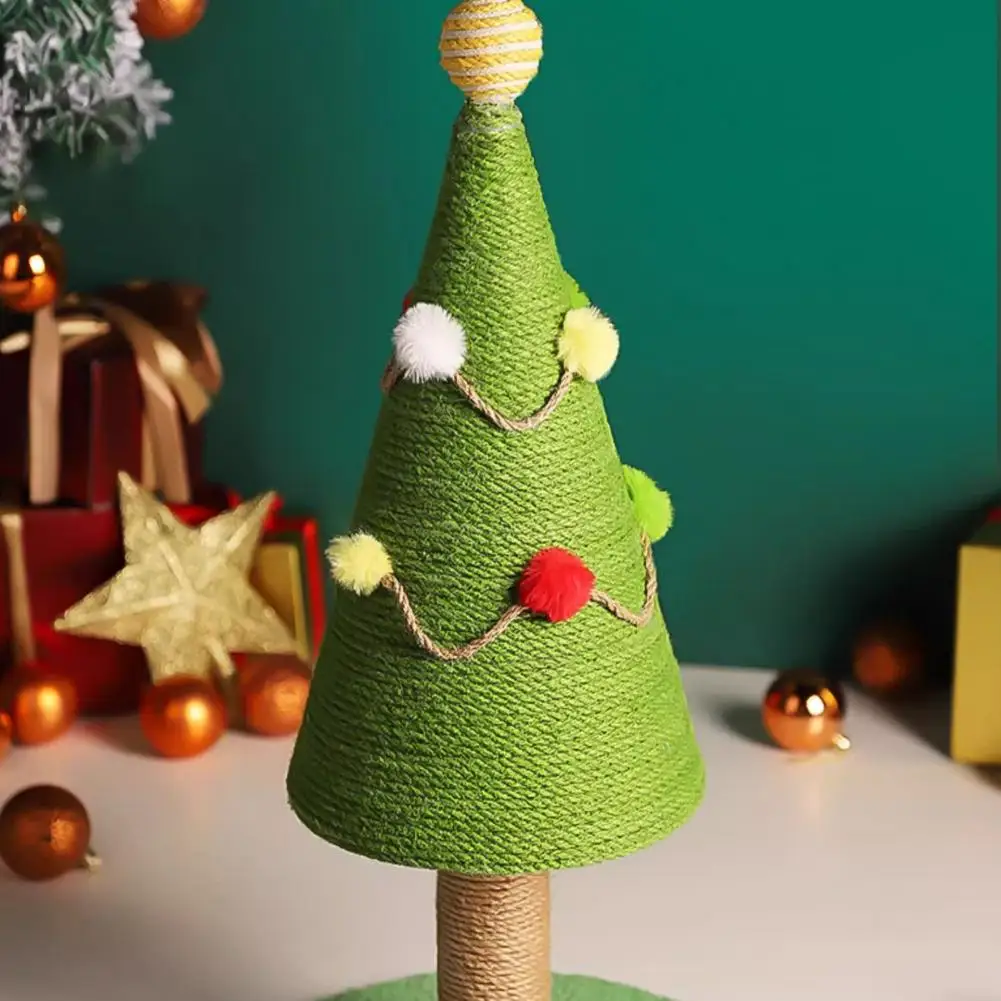 Griffoir sapin de Noël pour chat