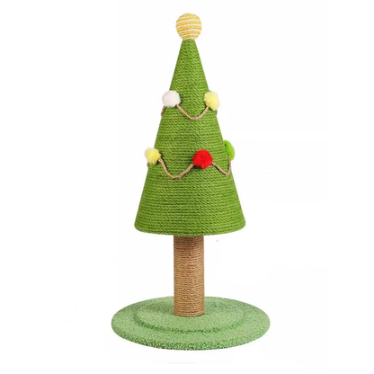 Griffoir sapin de Noël pour chat
