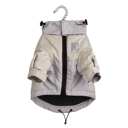 Manteau d'hiver vintage gris pour chien