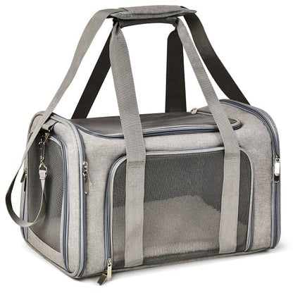 Sac de transport gris pour chien et chat