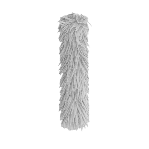 Peluche couinante grise pour chat
