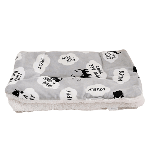 Couverture grise en polymère pour animaux