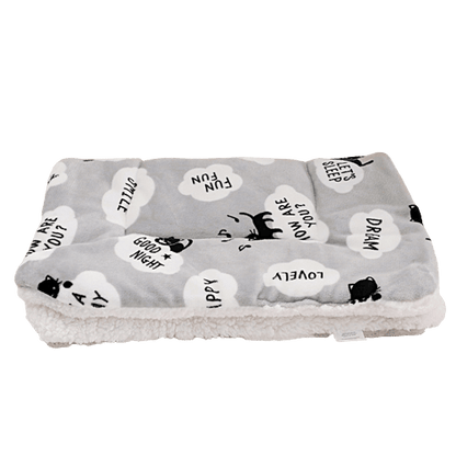 Couverture grise en polymère pour animaux