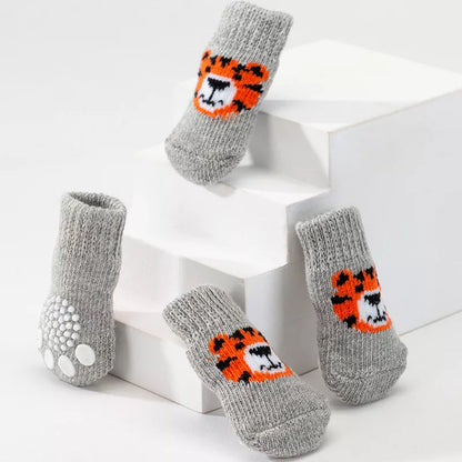 Chaussettes pour chien - Gris Tigre