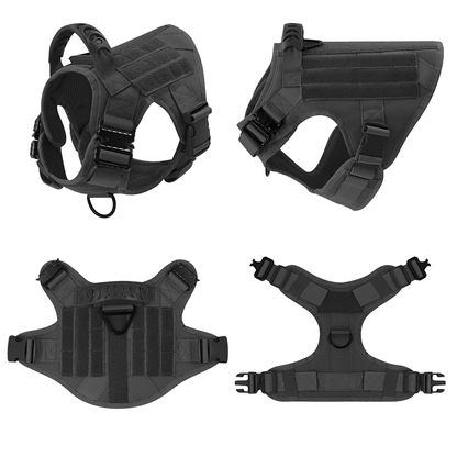 détails de notre harnais tactique militaire pour chien