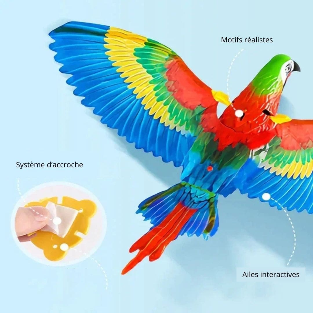 Fonctionnalités de notre jouet interactif volant pour chat