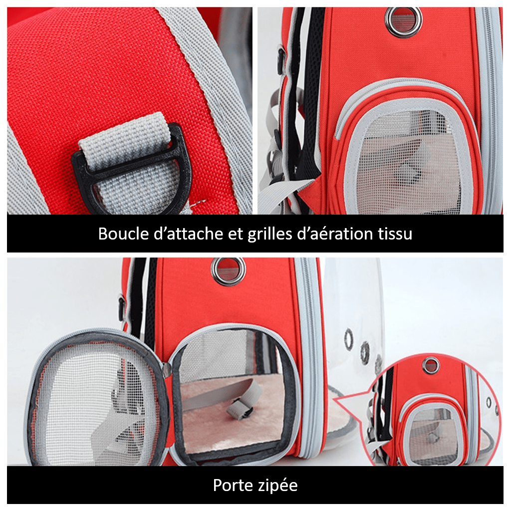 Informations sur le sac à dos de transport pour chien et chat