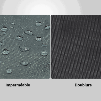 Veste imperméable pour chien composée d'une doublure