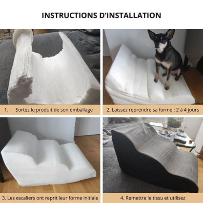 Module escalier pour petits animaux