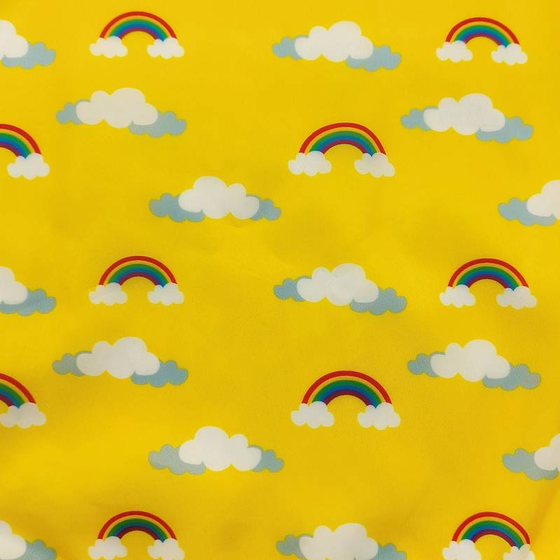 Côté réversible de notre imperméable réversible pour chien