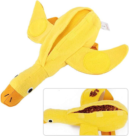 Présentation du jouet de fouille pour chien en forme de canard