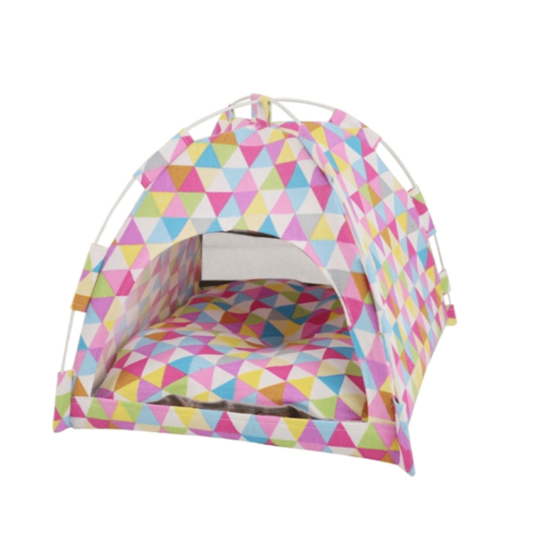 Petite tente pour chat - multicolor