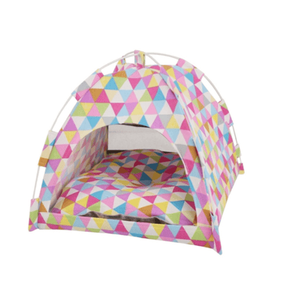 Petite tente pour chat - multicolor