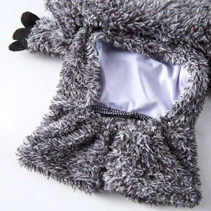 Détails de notre déguisement koala pour chat et chien