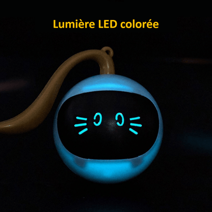 Balle automatique avec lumière LED intégrée