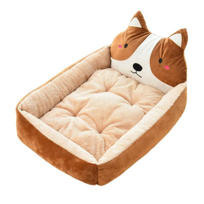 Lit marron pour animaux