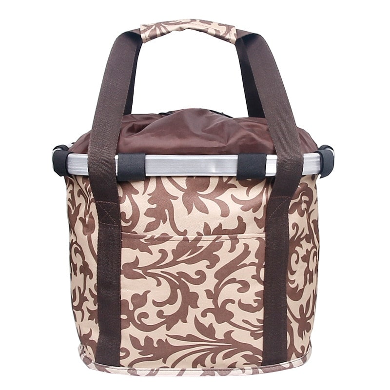 Panier de vélo pour chien - marron