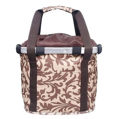 Panier de vélo pour chien - marron