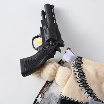 Détails de notre déguisement militaire pour chat et chien