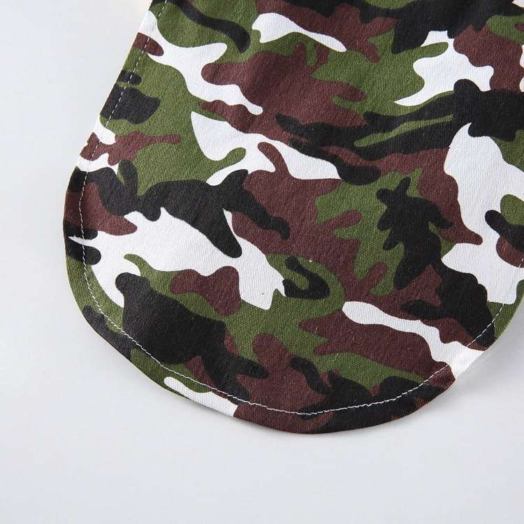 Détails de notre déguisement militaire pour chat et chien