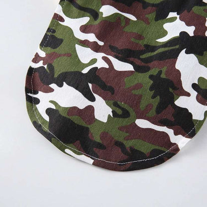 Détails de notre déguisement militaire pour chat et chien