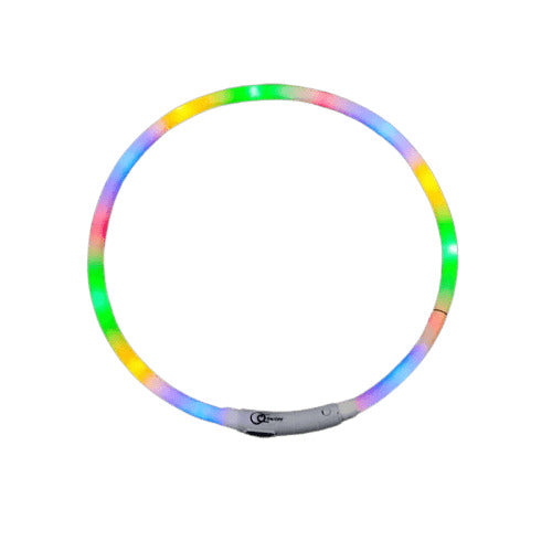 Collier à LED multicolor pour chien