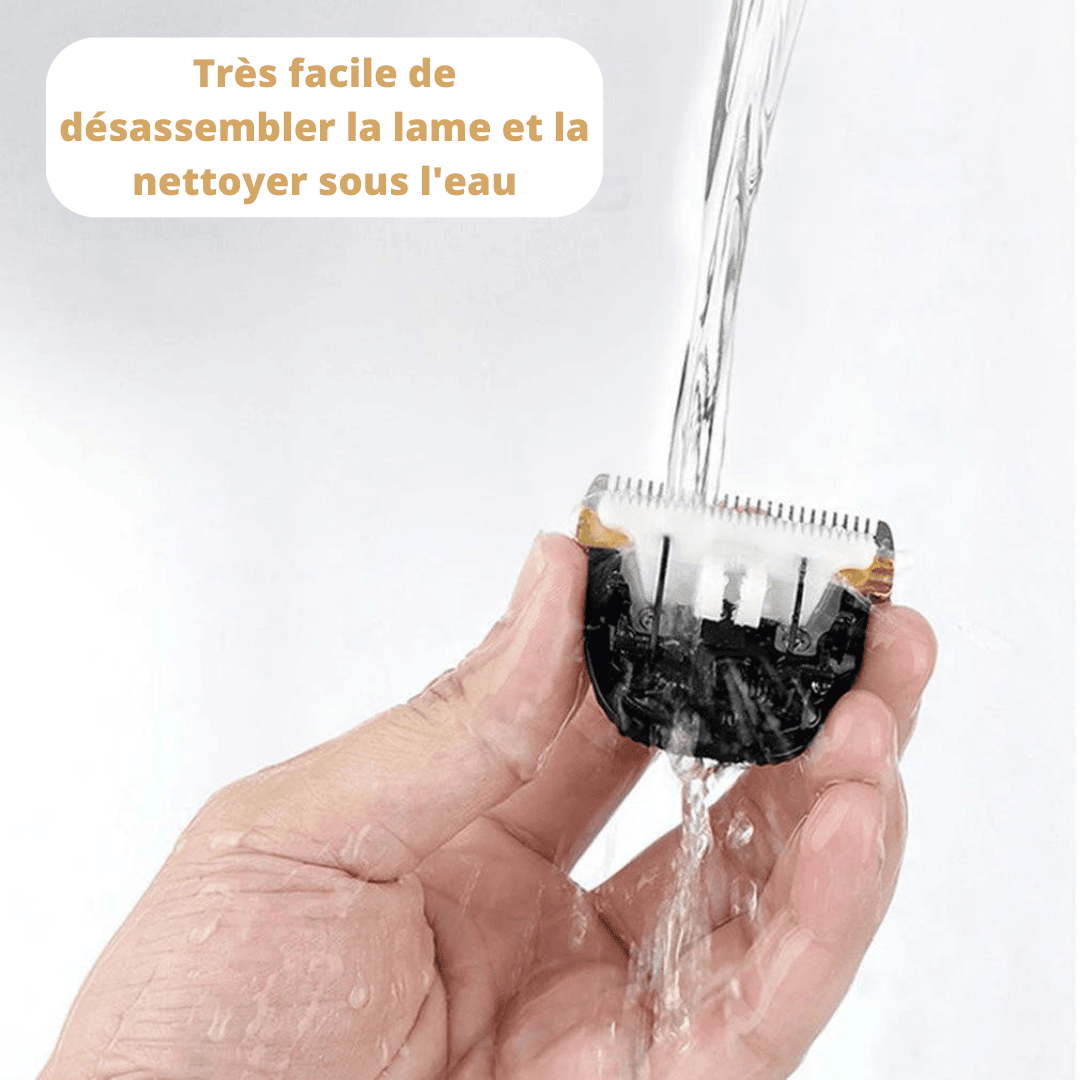 Tondeuse électrique sans fil pour animaux facile à nettoyer