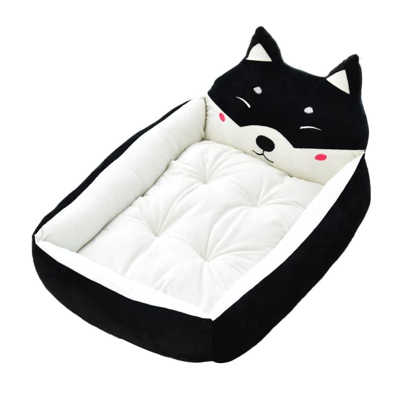 Lit noir pour animaux