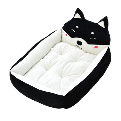 Lit noir pour animaux