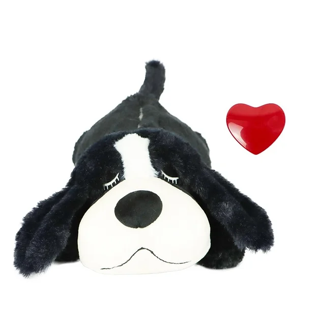 Peluche d'apaisement pour chien - Noire