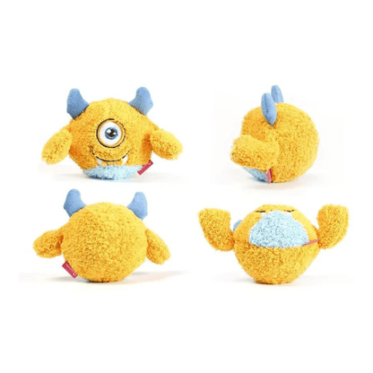 Peluche pour chien - Monstre interactif orange