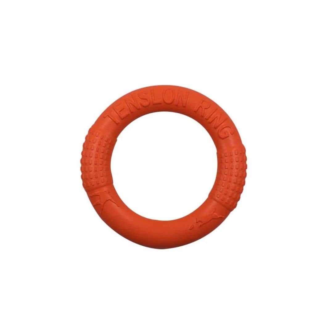 grand anneau orange pour chien 
