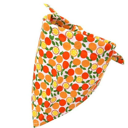 bandana orange pour chien
