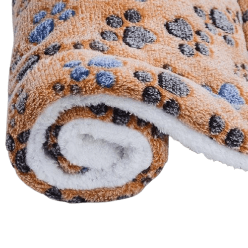 Tapis de couchage pour animaux avec des motifs pattes