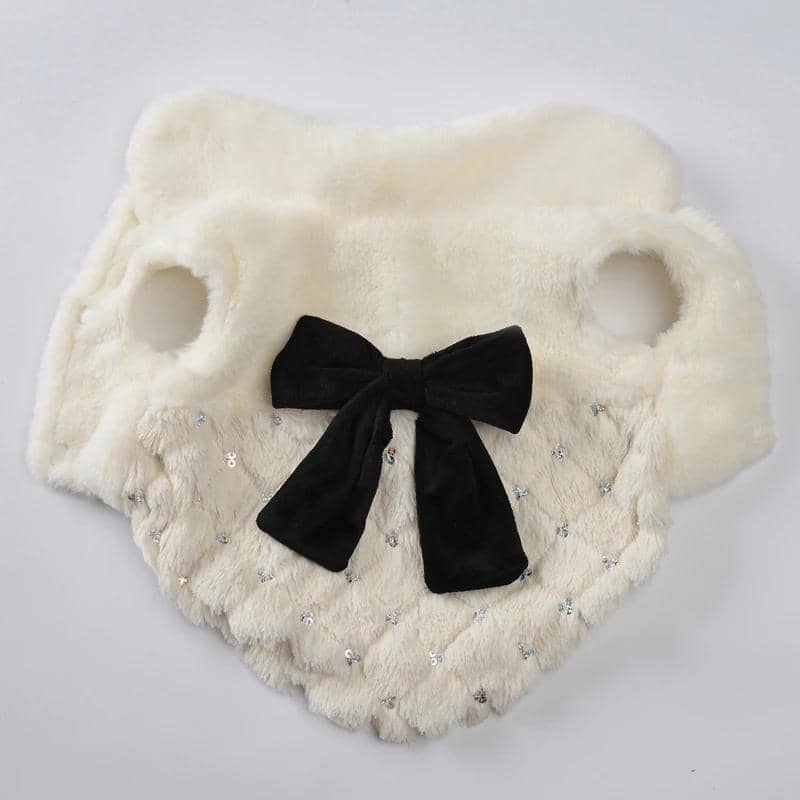 Dos du pull avec nœud papillon pour animaux