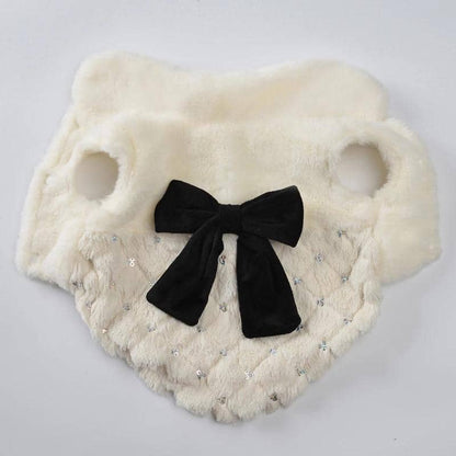 Dos du pull avec nœud papillon pour animaux