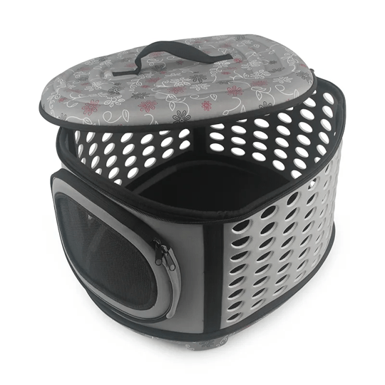Aérations multiples de notre sac de transport semi-rigide pour animaux