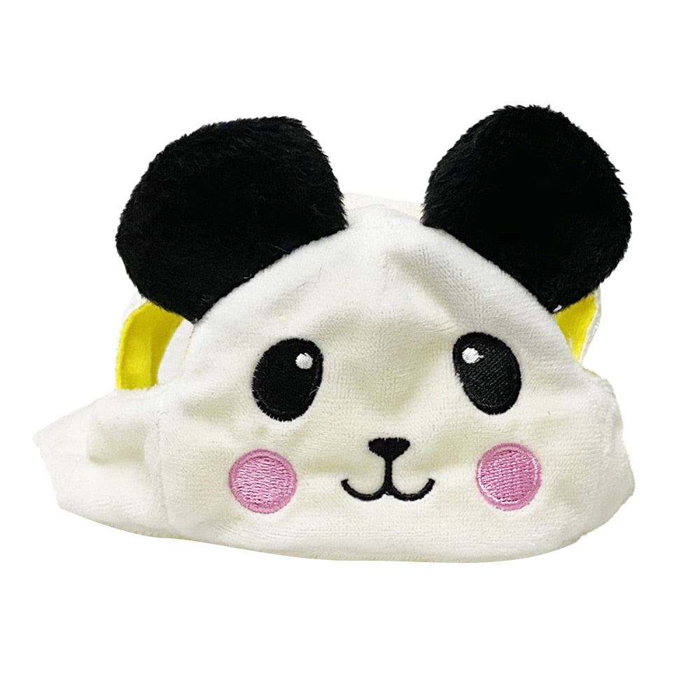 Chapeau en forme de panda pour chat