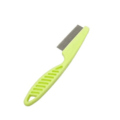 Peigne jaune pour petit chien