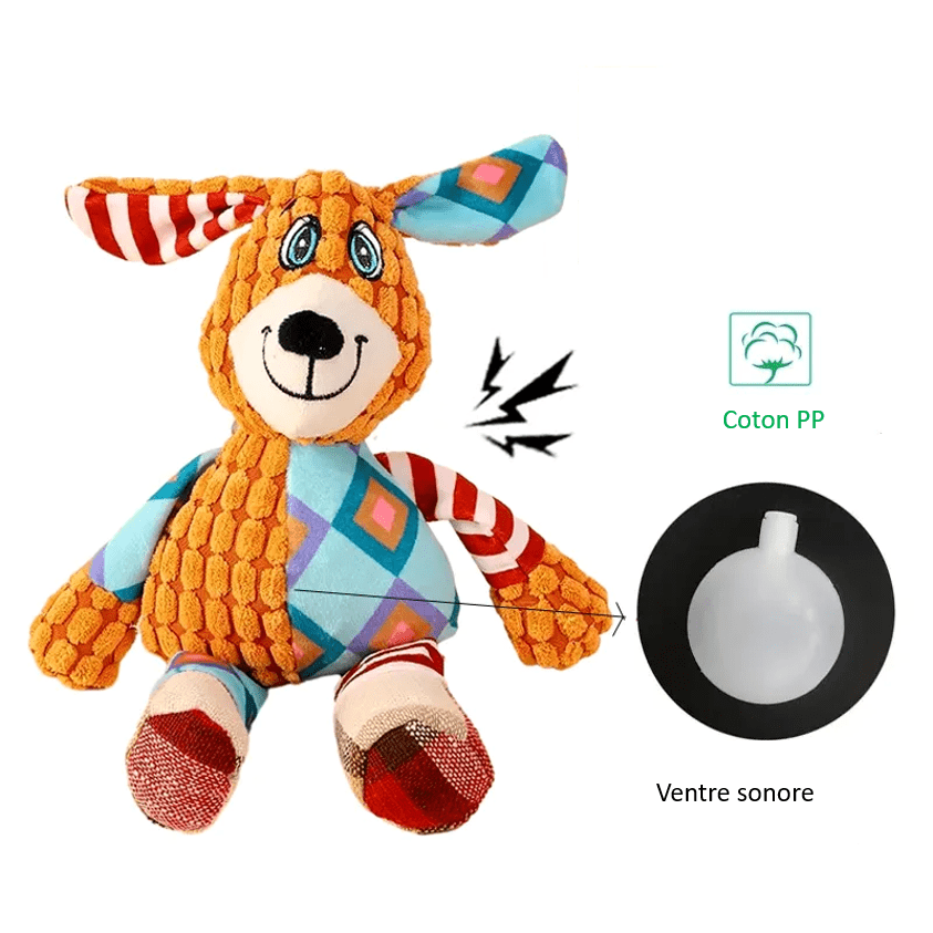 Matériaux sûrs et résistants de notre jouet à mâcher pour chien - Chien