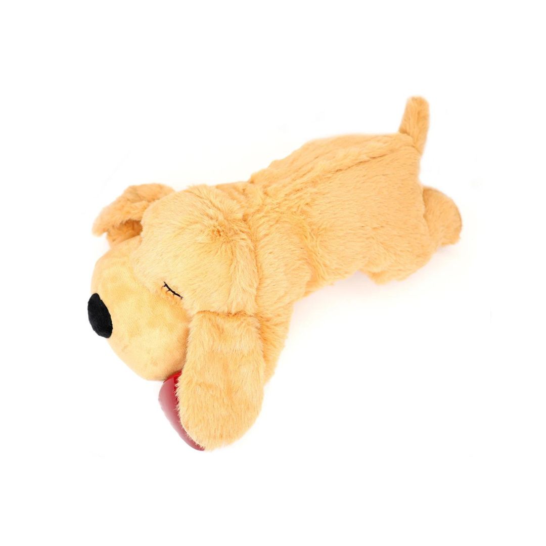 Peluche d'apaisement pour chien beige