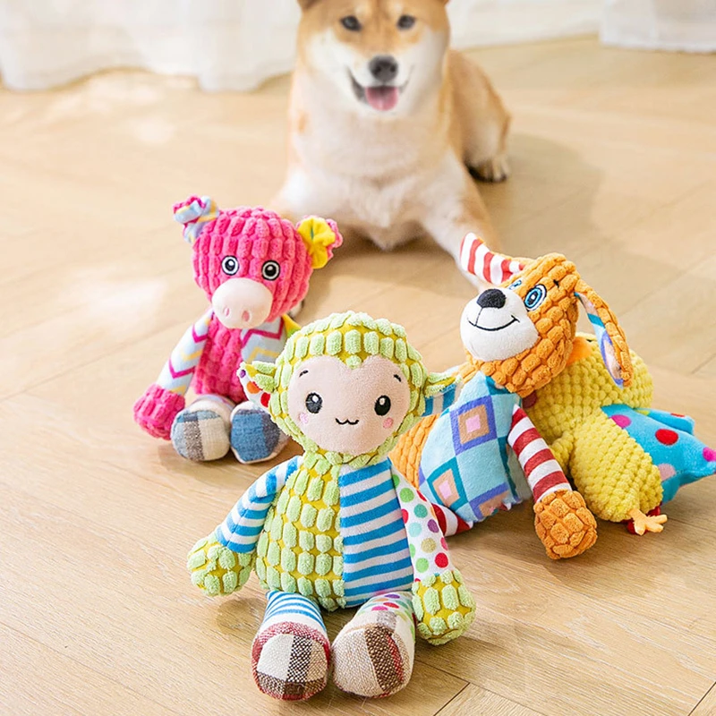 Gamme de peluche à mâcher pour chien