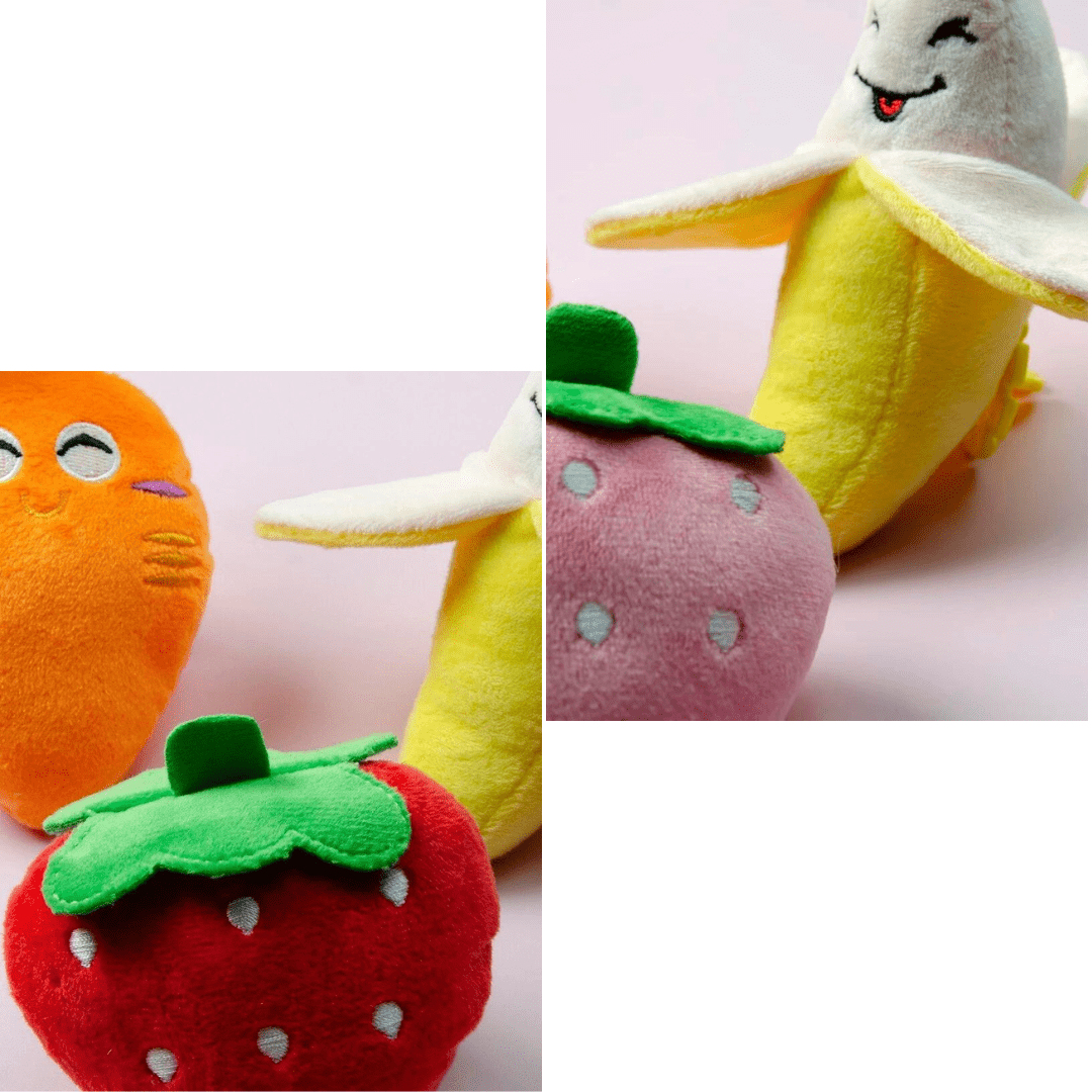 Lot de peluche pour chien