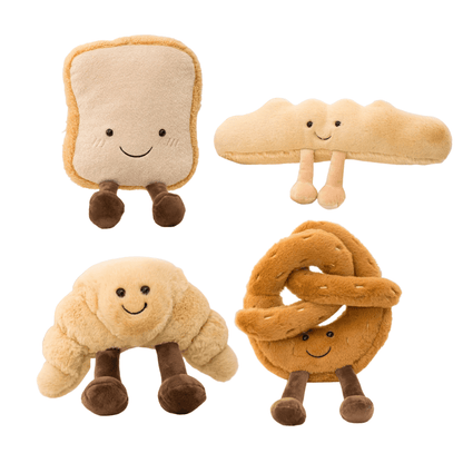 Gamme de peluche pour chien spéciale boulangerie