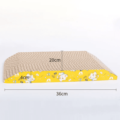 Dimensions de notre griffoir horizontal pour chat - Pente