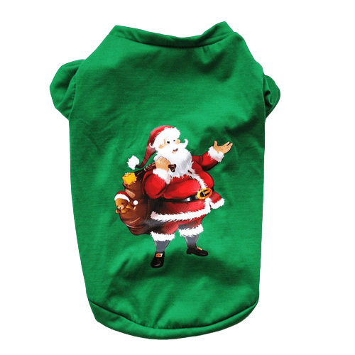 T-shirt de Noël pour chien - Père Noël