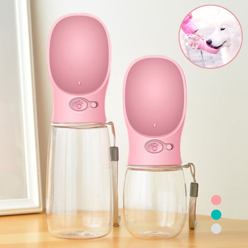 Gourde d'eau portable pour animaux avec deux tailles