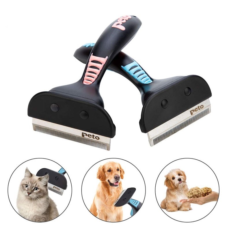 Poils en acier de nos brosses d'épilation pour animaux